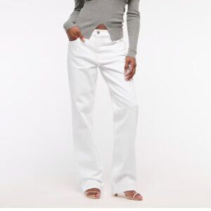 NWT Abercrombie & Fitch Low Rise Baggy Jeans Tall